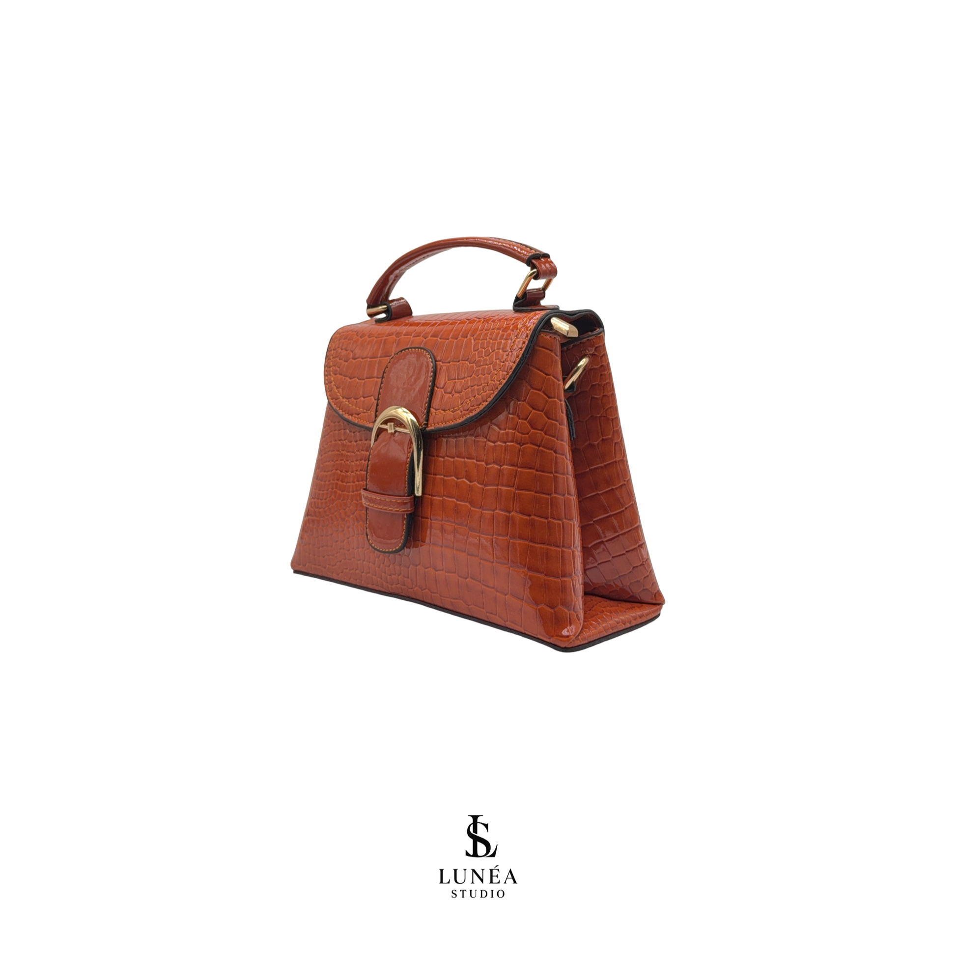 Croc Bag – Kupferbraun
