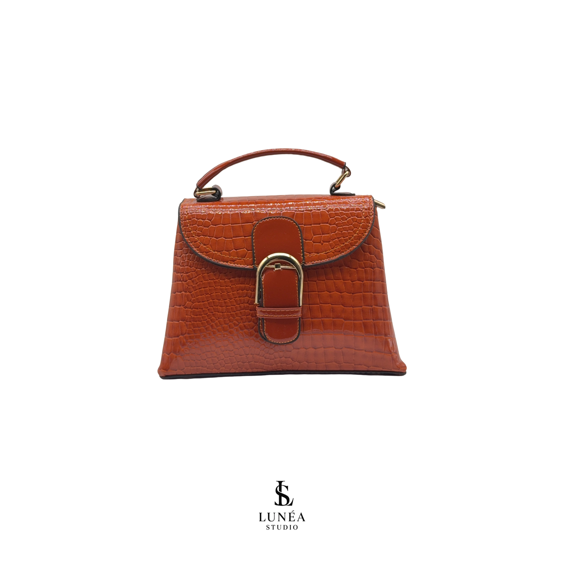 Croc Bag – Kupferbraun