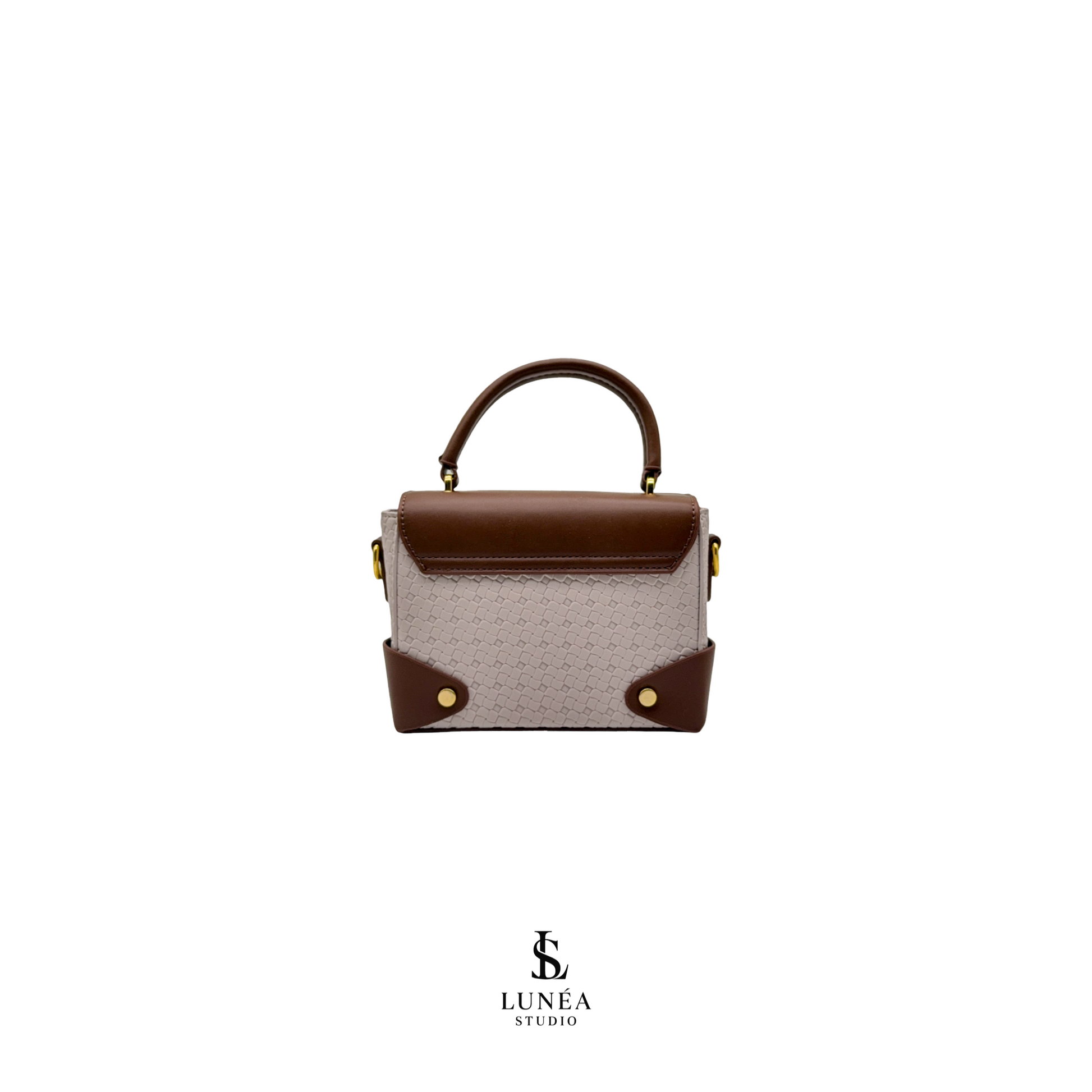 Éclat Bag – Mini-Tasche in Braun & Beige