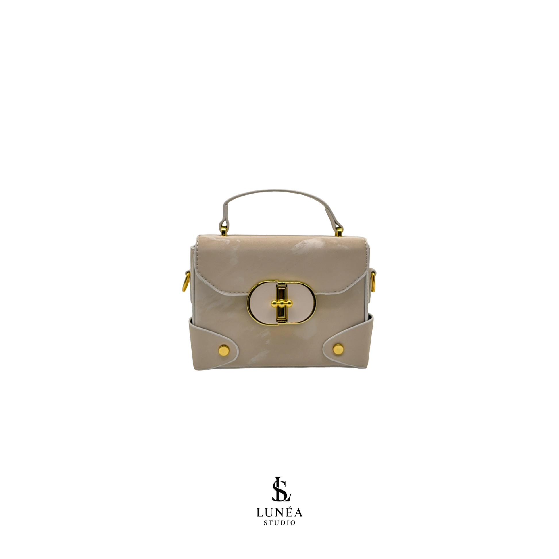 Éclat Bag – Cremeweiße Mini-Tasche