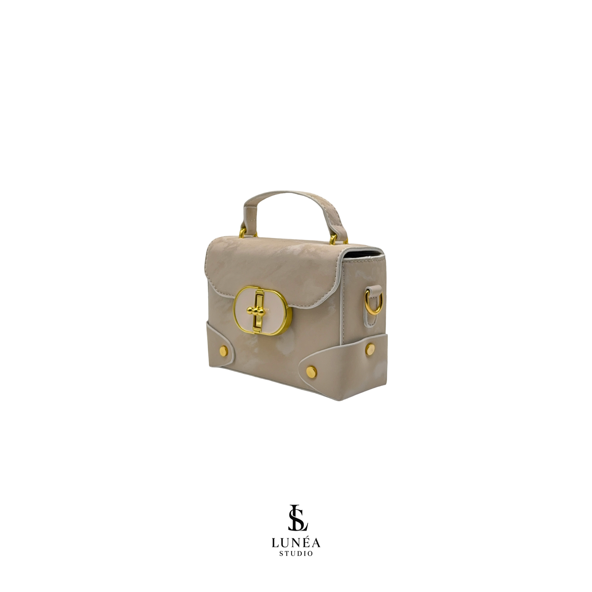 Éclat Bag – Cremeweiße Mini-Tasche