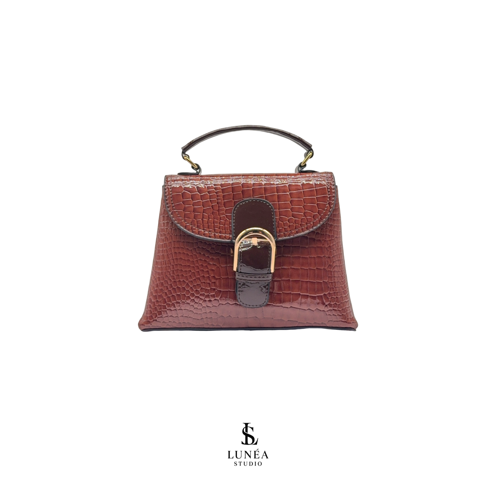 Croc Bag – Kastanienbraun