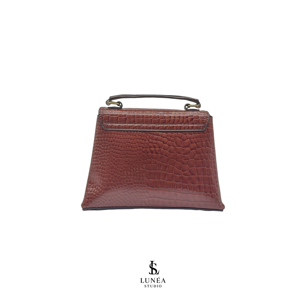 Croc Bag – Kastanienbraun