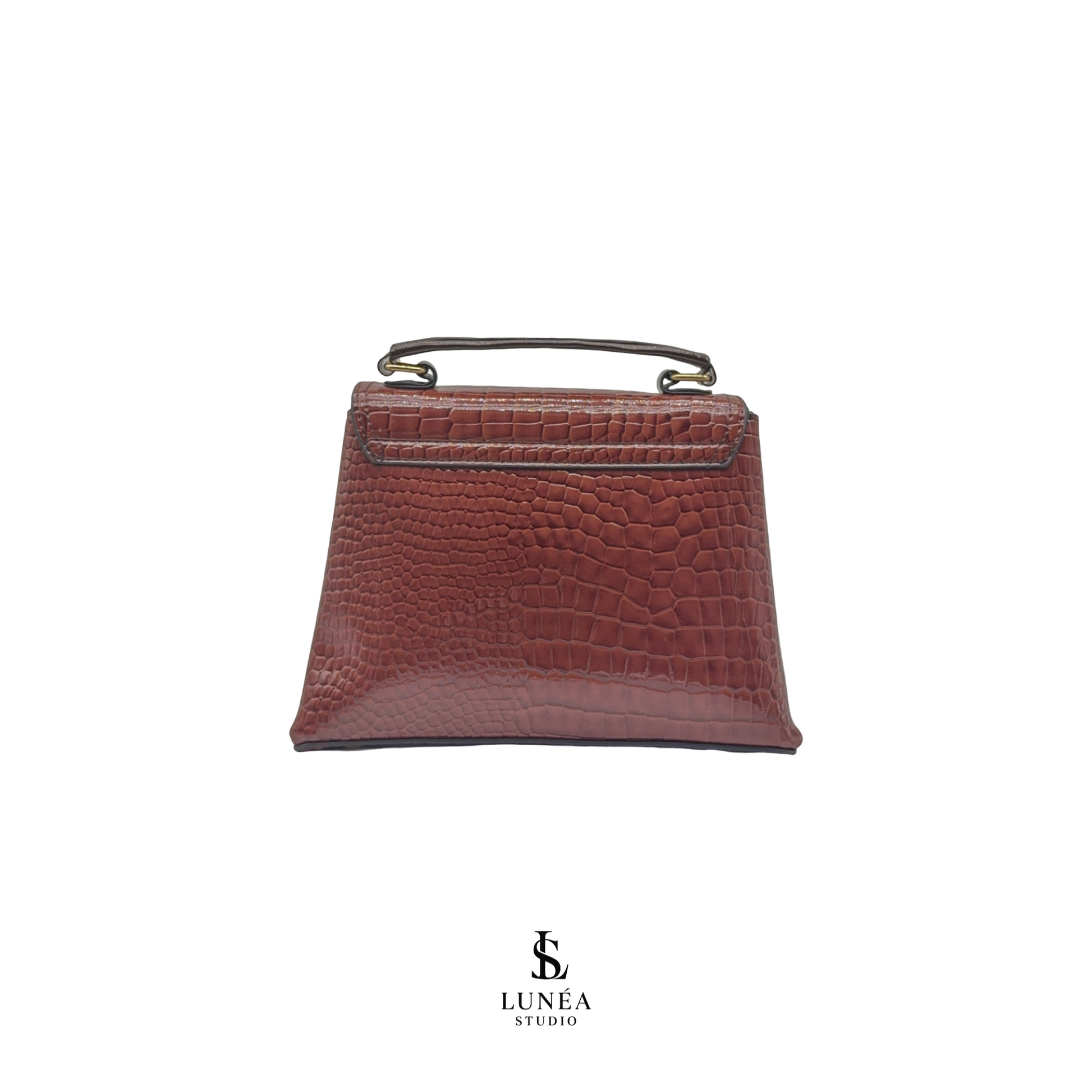 Croc Bag – Kastanienbraun